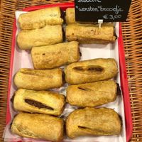 Vegan seitan roll! Very good plantbased ‘worstenbroodje’!  at Croissy in Deinze