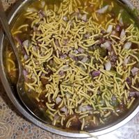 Chole Samosa - flavors were good but it was too heavy to enjoy at Tast Bites in Dar Es Salaam
