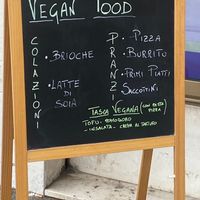 Vegan menu at Antico Desiderio in Padua