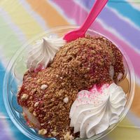 strawberry shortcake sundae   at Sugar Spell Scoops in Sharpsburg