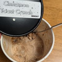 With pockets of cinnamon sugar hidden throughout! at Sugar Spell Scoops in Sharpsburg