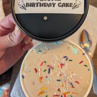 Better than any birthday cake ice cream I've tried before at Sugar Spell Scoops in Sharpsburg