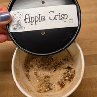 Oats and cinnamon and apple, what more could you want? at Sugar Spell Scoops in Sharpsburg