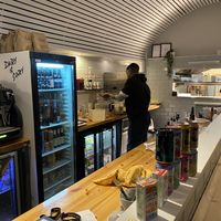 Bar and counter area  at Kibae (Formerly Plant Hustler) in Poole