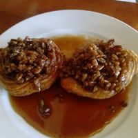 sticky buns at Hugo's - West Hollywood in West Hollywood