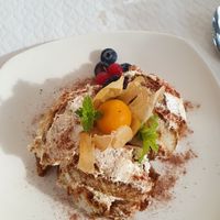 Tiramisu at O Farolim in Ponta Do Pargo