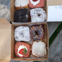 My favourite flavours😍 at The Vegan Doughnut Company in Lakewood