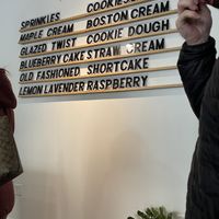 February flavors   at The Vegan Doughnut Company in Lakewood