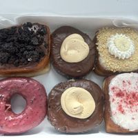 They taste even better than they look!!!  at The Vegan Doughnut Company in Lakewood