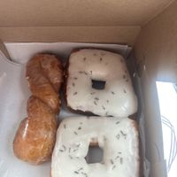 My favs. Lemon and the twist   at The Vegan Doughnut Company in Lakewood