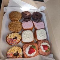 2 of everything at The Vegan Doughnut Company in Lakewood