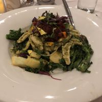 Pistachio pesto pasta with roasted vegetables  at Casa Terra in Glendale