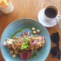 Magic Mushrooms + long black at Kayu Lembongan in Lembongan