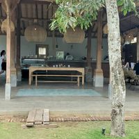 The restaurant at Kayu Lembongan in Lembongan