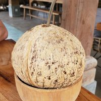 Fresh coconut at Kayu Lembongan in Lembongan