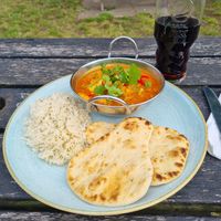 Gobi Dhansak Curry at The Moreton Hall in Bury St Edmunds