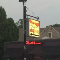 sign on Monroe  at Dogtown in Rochester