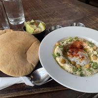 Hummus plate   at Artjuna in Anjuna