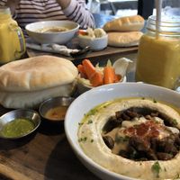 Hummus plate  at Artjuna in Anjuna