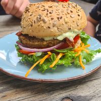 Greek style burger at LoveBurger in Berlin