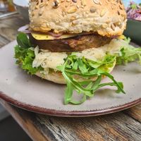 New Yirk style burger with extra cheese and jalapeños at LoveBurger in Berlin