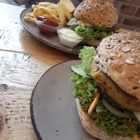 German and Indian Burger at LoveBurger in Berlin