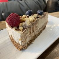 Raw chocolate-nut cake. Amazing!  at VegB12 in Tallinn