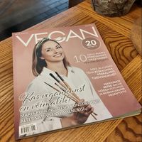 There are vegan magazines to read (unfortunately in Estonian)! at VegB12 in Tallinn