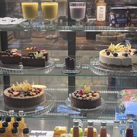 lots of vegan cake  at VegB12 in Tallinn