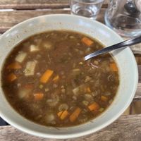 Vegetable & Lentil Soupp  at VegB12 in Tallinn