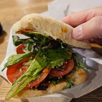 Sandwich (5.5€) at VegB12 in Tallinn