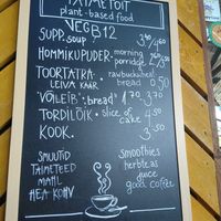 Sign at VegB12 in Tallinn