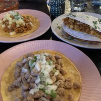 The gringa up to the right, very good!! at 100% Mexicano Vegano in Mallorca