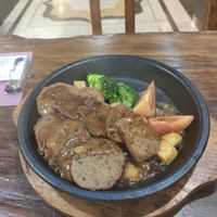 Veggie pork. at DaFo Vegetarian in Guangzhou