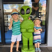 Kids love Alien Donuts! at Alien Donuts in Scottsdale
