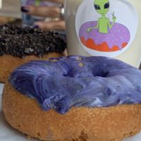 Began cotton candy donut at Alien Donuts in Scottsdale
