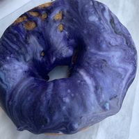 Vegan cotton candy donut  at Alien Donuts in Scottsdale