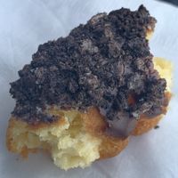 Piece of vegan Oreo donut at Alien Donuts in Scottsdale