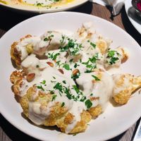 Cauliflower with tahini ❤️ at Hummusbar in Sofia