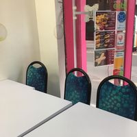 Inside  at Waffles Folies in Paris