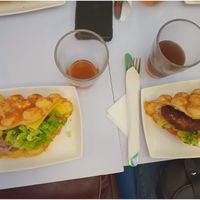 Gaufres Vegan salées at Waffles Folies in Paris