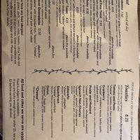 Menu 2   at Plantarium Cafe in Stratford-upon-avon