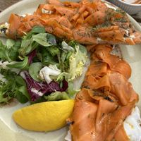 Vegan Salmon Toastt  at Plantarium Cafe in Stratford-upon-avon