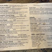 Menu 2 at Plantarium Cafe in Stratford-upon-avon