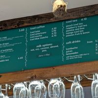 Appreciated the extra charge for dairy milk, lollll at Plantarium Cafe in Stratford-upon-avon