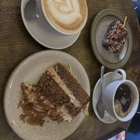 Biscoff cake and Rocky Road   at Plantarium Cafe in Stratford-upon-avon