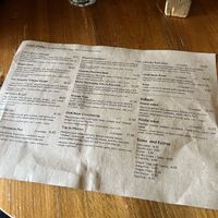 Menu  at Plantarium Cafe in Stratford-upon-avon