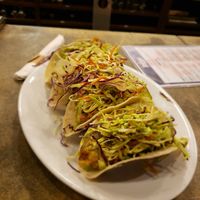 Avocado tacos at SeaQuake Brewing in Crescent City