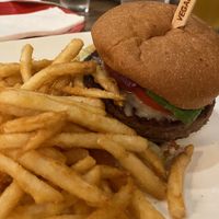 Impossible burger  at SeaQuake Brewing in Crescent City