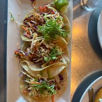 Avocado tacos, no modifications needed at SeaQuake Brewing in Crescent City